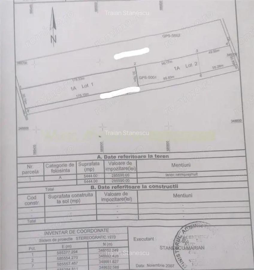 Teren 5444 mp de vanzare in Saftica, negociabil - 2