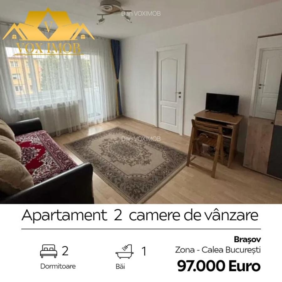 Apartament 2 camere de vanzare zona   Astra -  Calea Bucuresti - 5