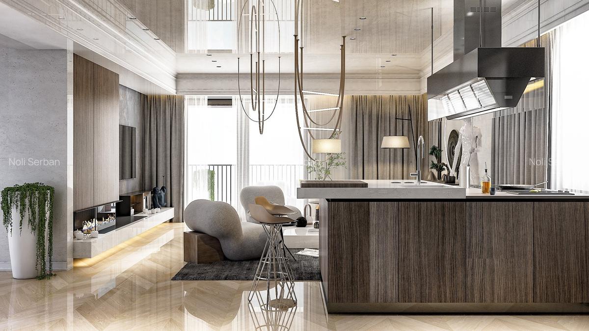 Penthouse 5 camere, ultracentral, 172 mp, etaj 3/3, bloc 2025, zona de case - 9