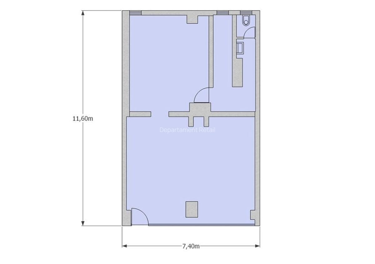 Spațiu comercial, 82 mp în Moșilor - 5