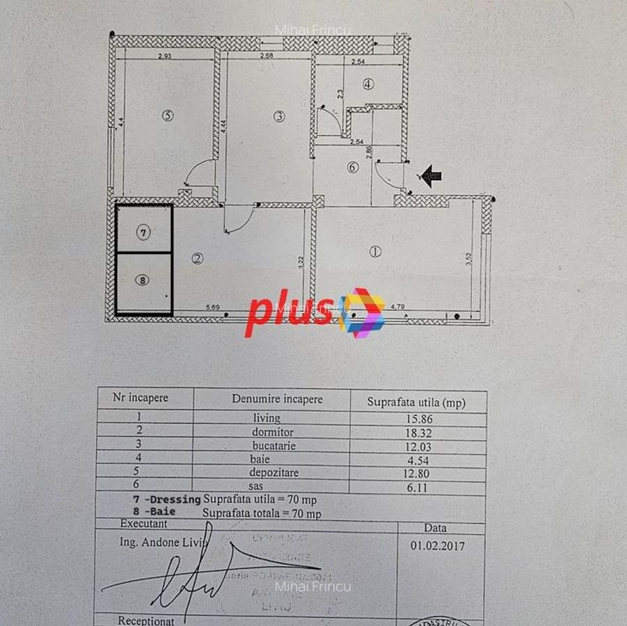Oportunitate - Apartament cu trei camere in vila, zona Tractorul 70 mp - 27