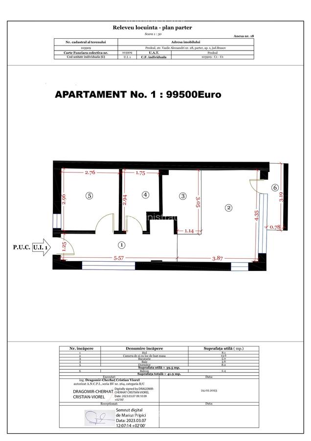 DIRECT PROPRIETAR PREDEAL  APARTAMENT  2CAM  IMOBIL 2023,vedere  Partia Clabucet - 1
