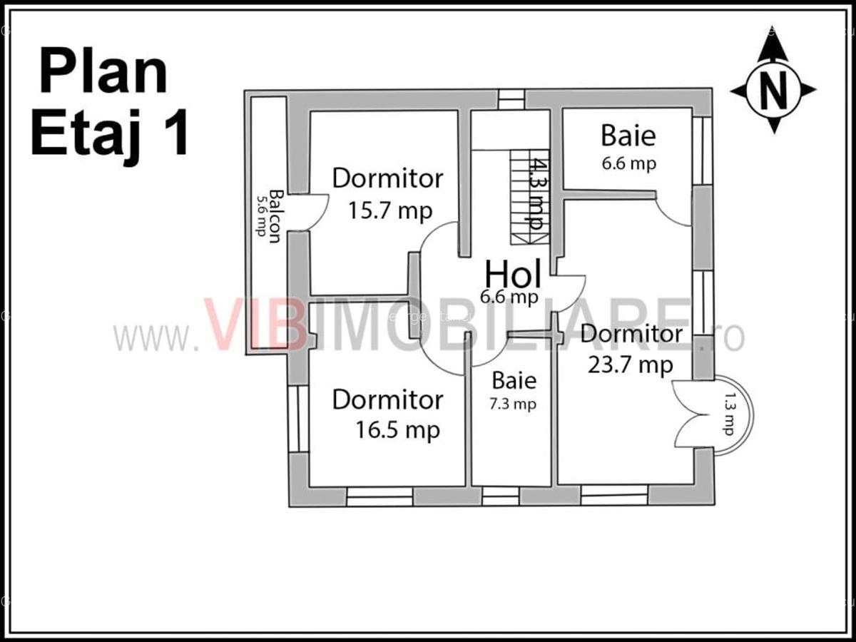 Vila P+1E moderna cu teren 795 mp in Corbeanca Ostratu - 19
