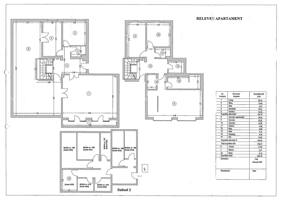 Penthouse Duplex - Floreasca - 305 MP - 2 Parcari - Complex Emerald - NOU - 14