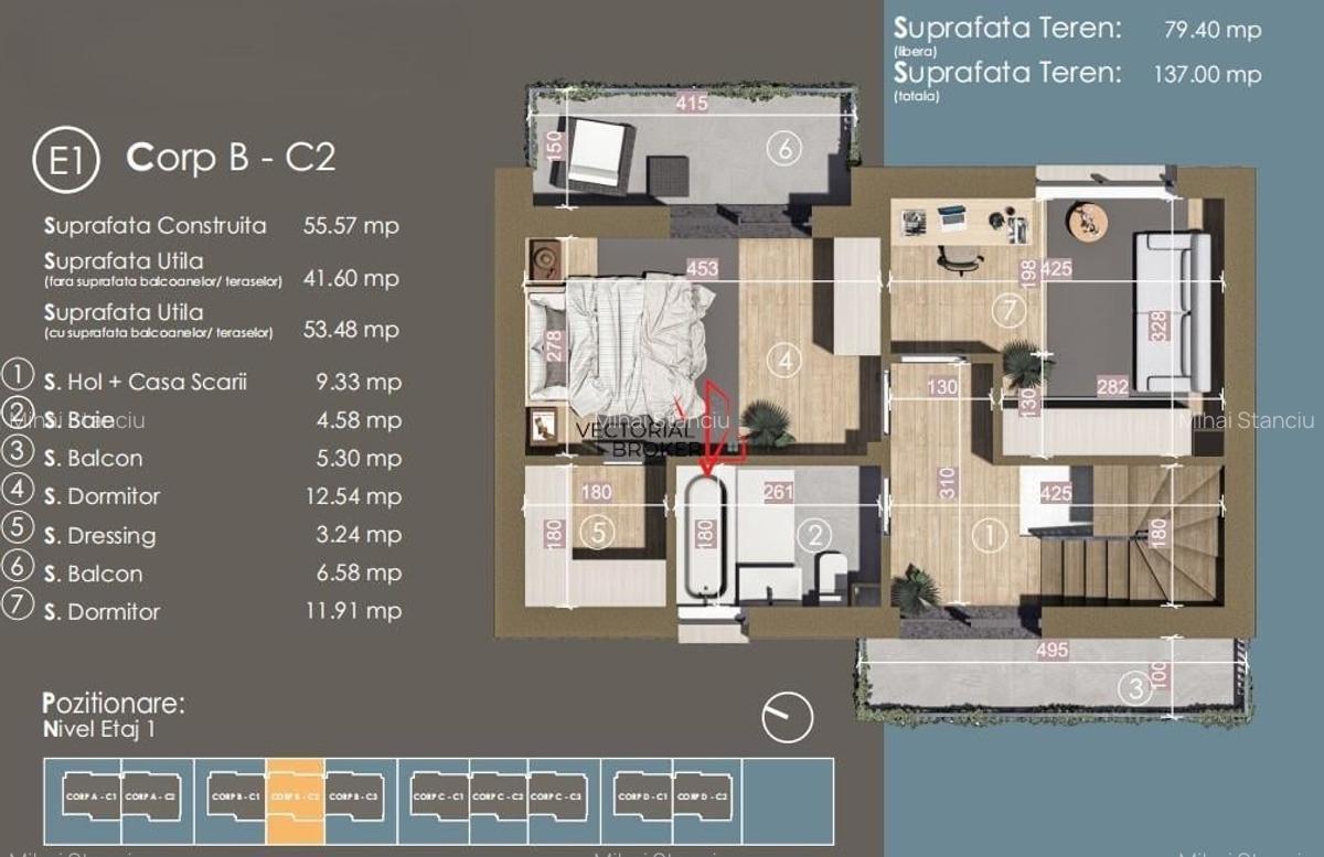 Case tip duplex - Prelungirea Ghencea- Locuințe finalizate - 175.000 euro, - 12