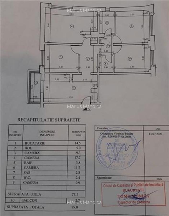Apartament cu 4 camere decomandat în Titan - 1