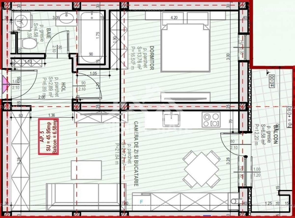 Investitia perfecta: apartament modern cu 2 camere si balcon in Șelimbar - 1