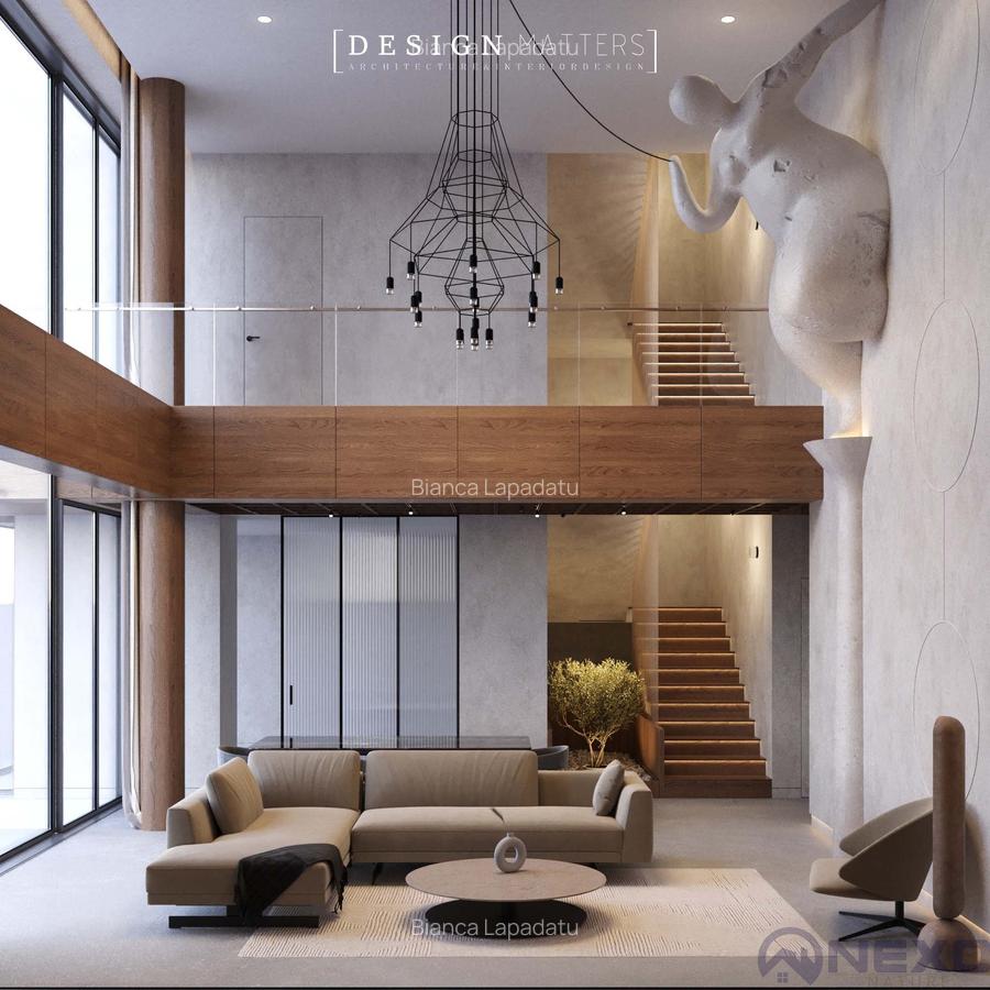 NEXO Nature - Vile Inteligente cu Piscină  Privată  și  Living Înalt de 7 Metri - 3