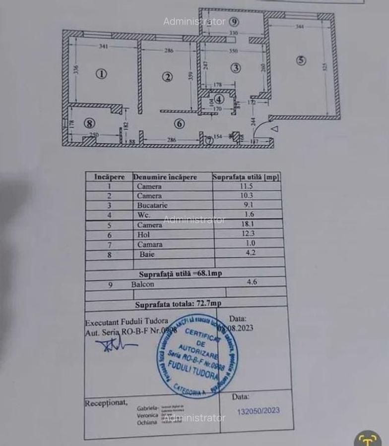 Faleza nord-apartament 3 camere et 1 - 5