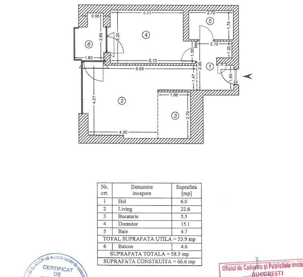 Apartament de vanzare 2 camere One Cotroceni Park - 13