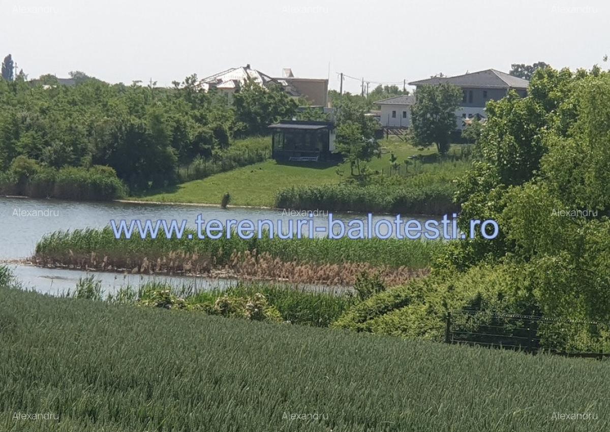 Teren cu vedere la lac Balotesti 600mp - 12