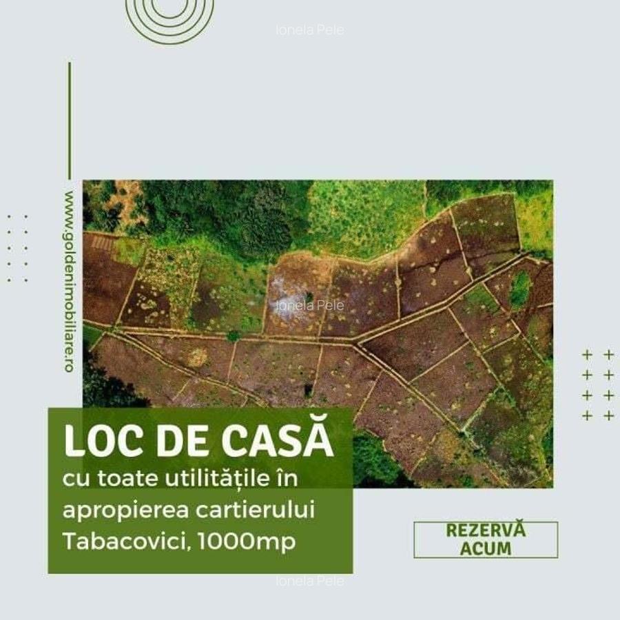 Terenul potrivit pentru viitoarea ta casa-1000mp, langa cartierul Tabacovici - 1