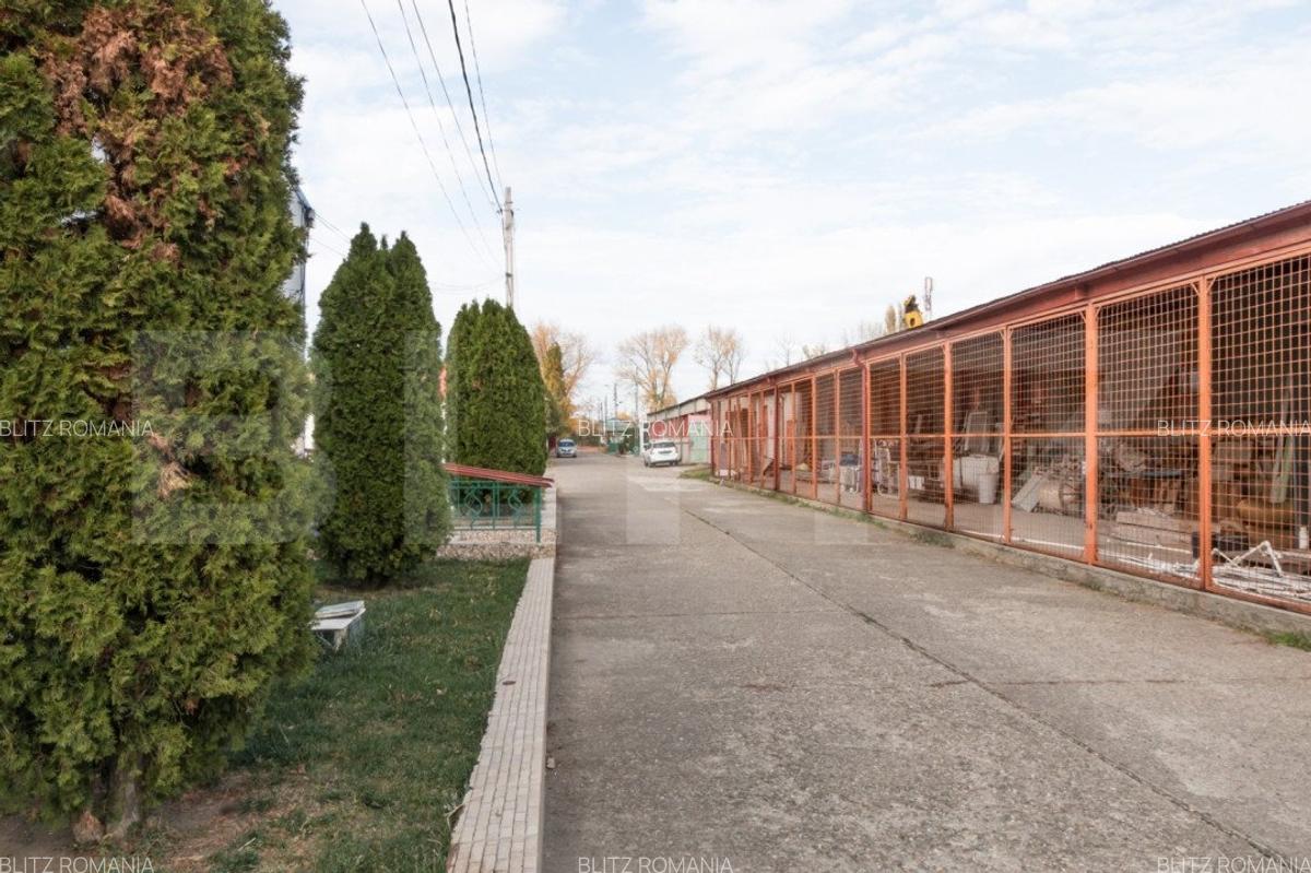 Hale, spatiu productie si depozitare 3187 mp si teren 9141 mp. - 2