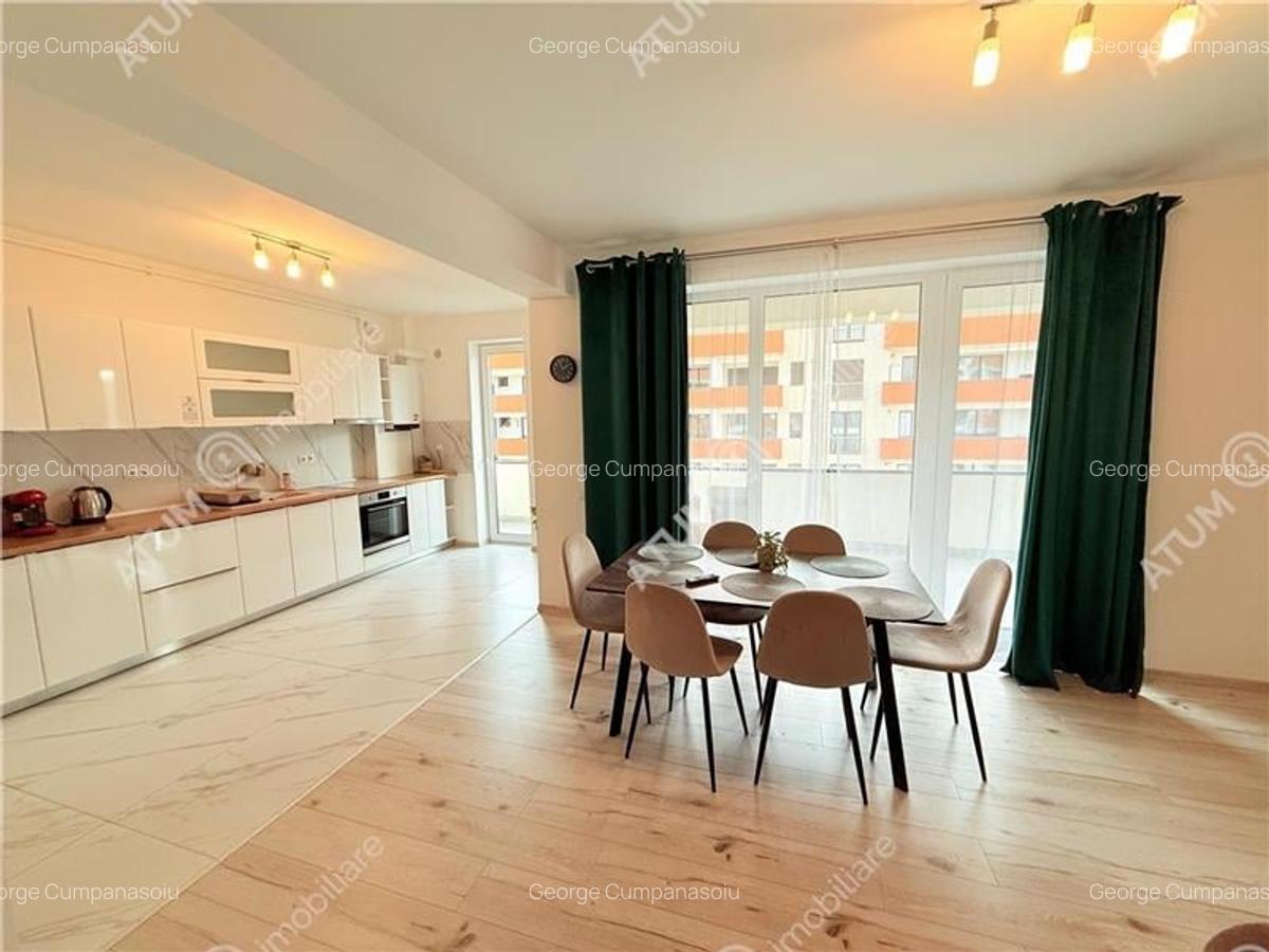 Apartament premium 3 camere balcon loc parcare zona Balanta Sibiu - 1