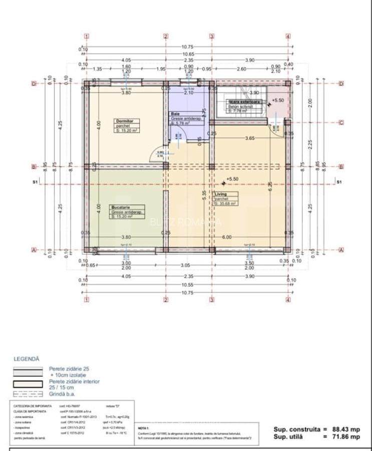 Apartament 2 camere, 72 mp, etaj intermediar, zona Burdujeni, SV - 3