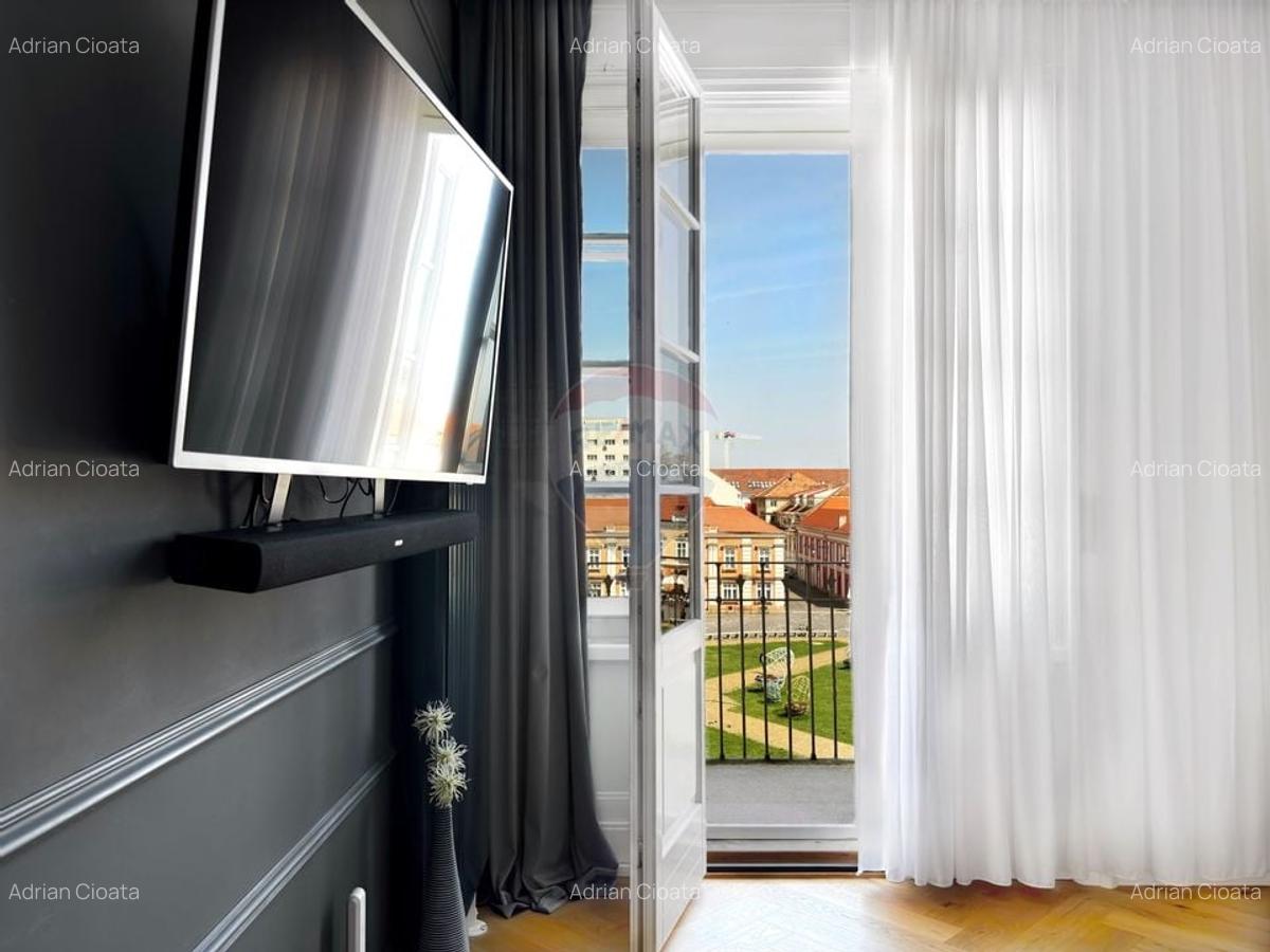 Vedere directa spre Piata Unirii, finisaje lux, apart. chirie, 97.6 mp - 13