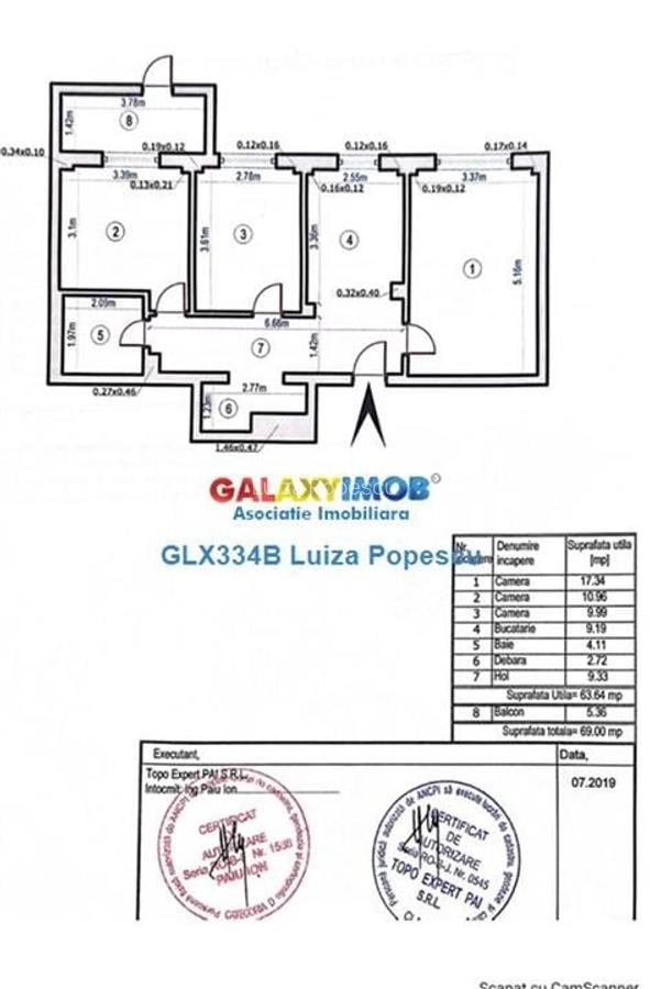 Vanzare apartament 3 camere RAHOVA-DUMBRAVA NOUA parter cu balcon - 10