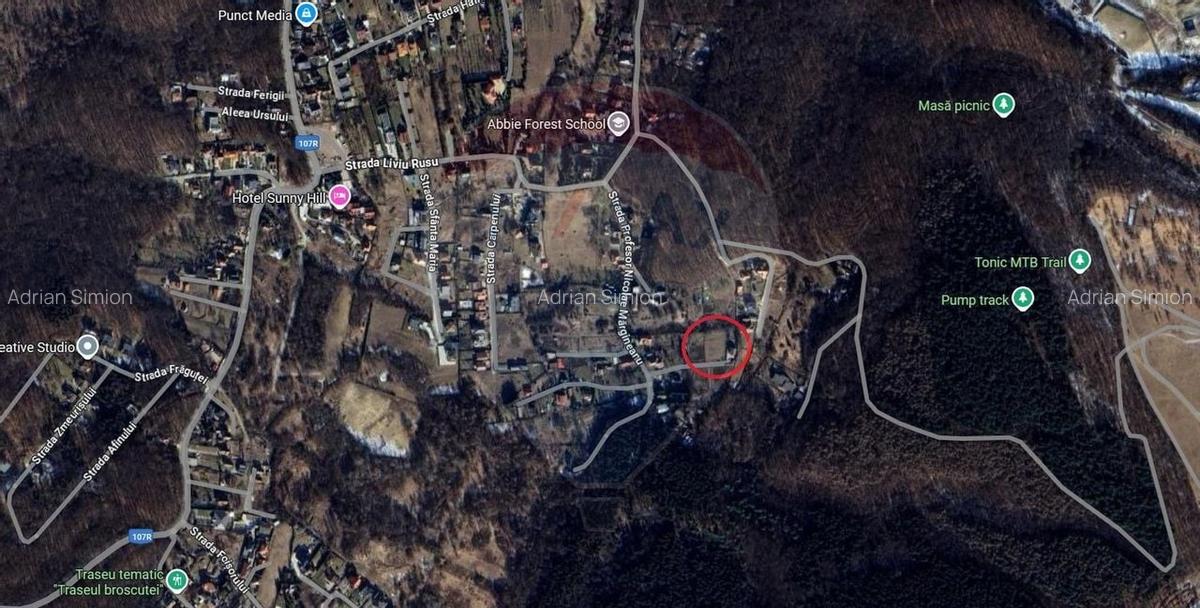 Teren de vanzare in Faget 1542 mp cu panorama - 2