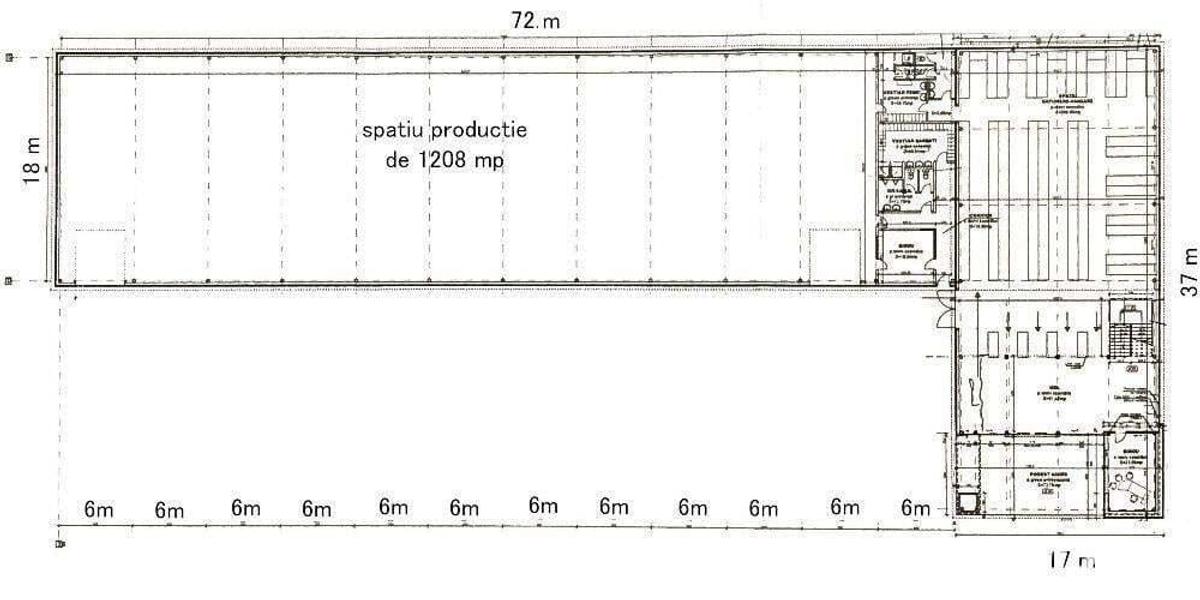 Se vinde hala metalica 2200 mp .100eur mp - 3