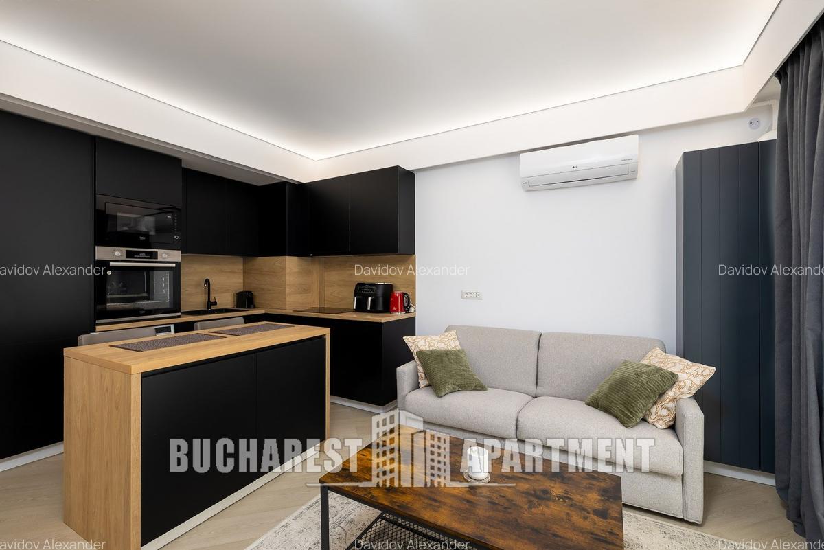 Apartament cu 2 camere semidecomandat, mobilat în Pipera - 6