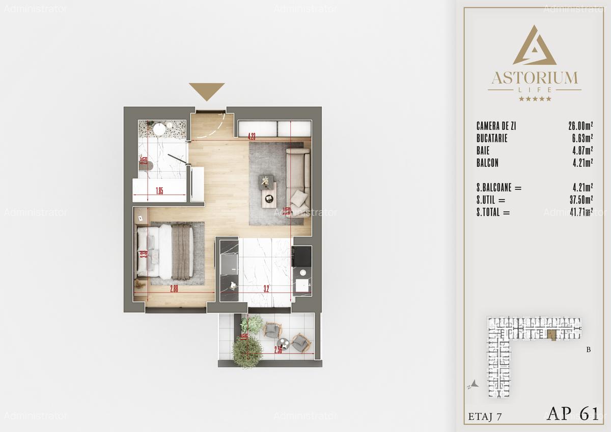 Apartamente Astorium Life în Theodor Pallady - 4