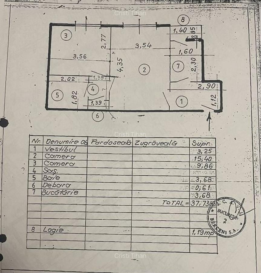Apartament 2 camere Berceni/mobilat/utilat - 6