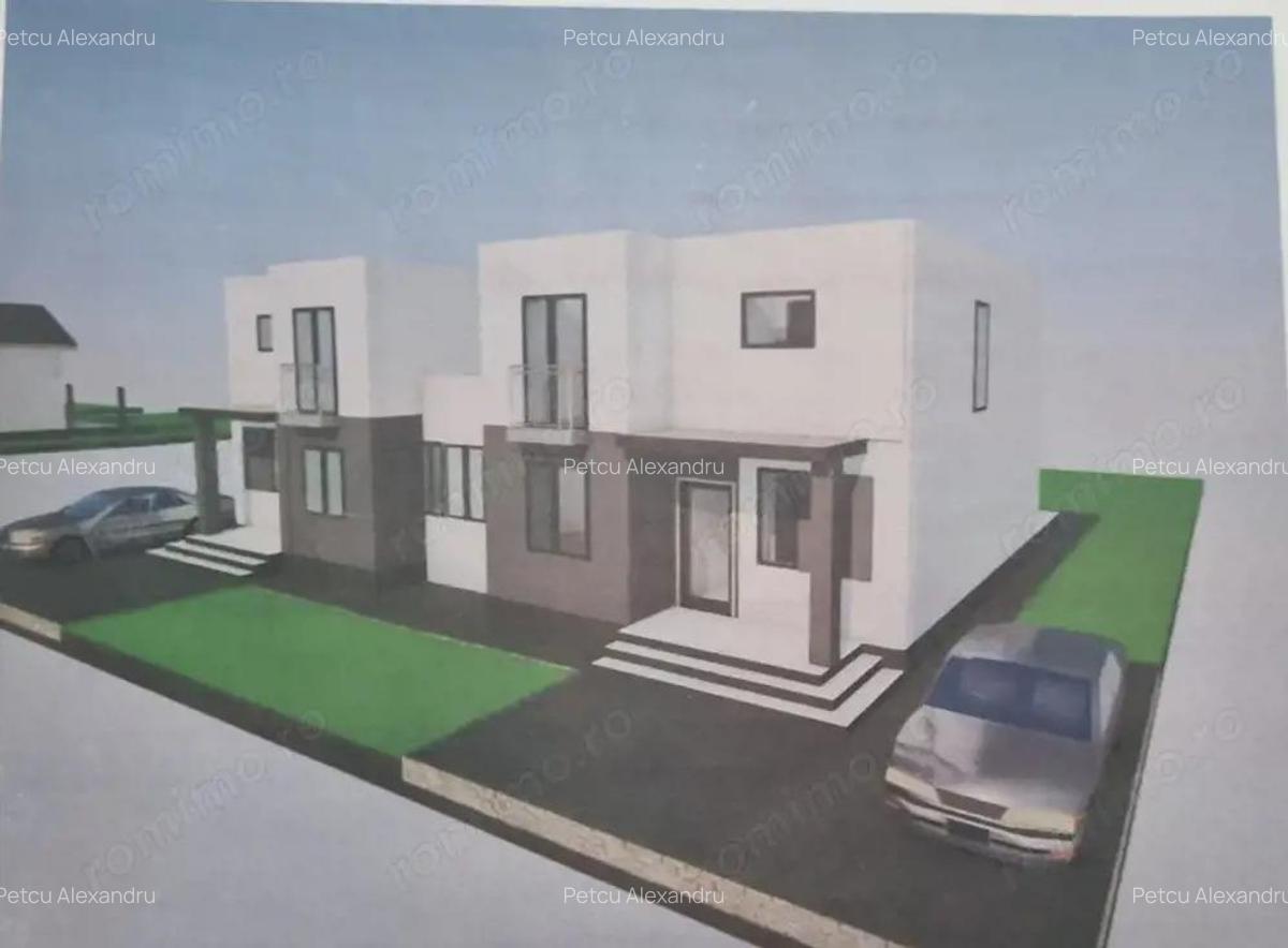 Sanandrei Duplex cu Perete Dublu, Proiect Modern - 1