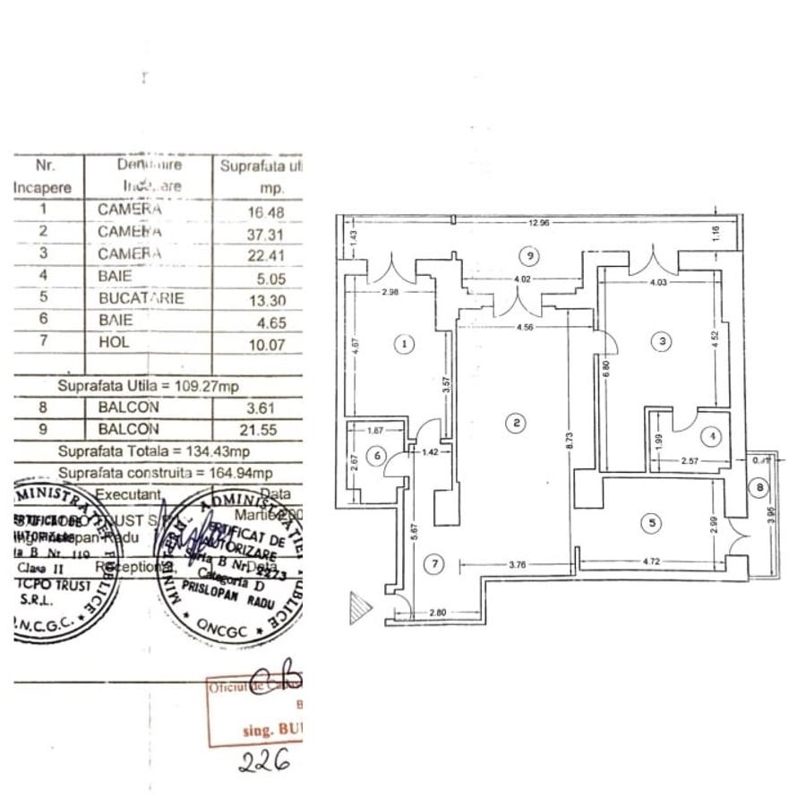Apartament spațios 3 camere | Sos. Nordului | Terasă | Parcare subterană - 12