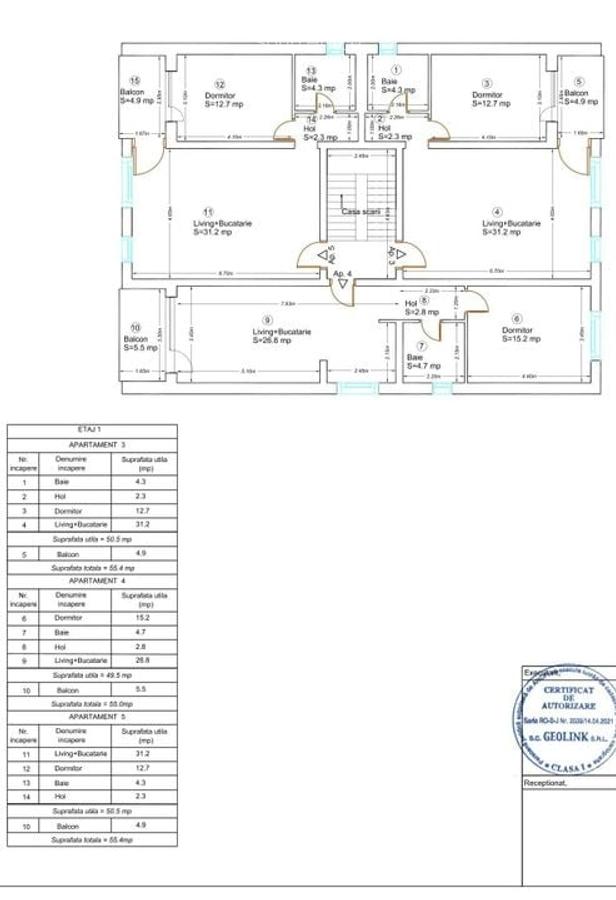 Apartament cu 2 camere decomandat în Giroc - 15