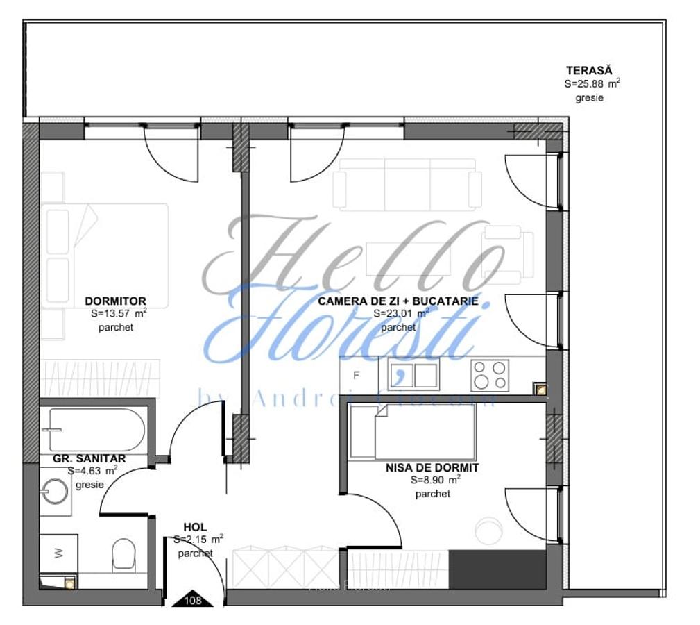 Apartament 3 camere Floresti - 3