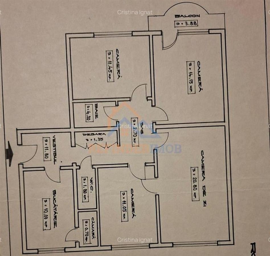 Apartament de vanzare cu 4 camere, zona Mihai Bravu - Baba Novac - 5