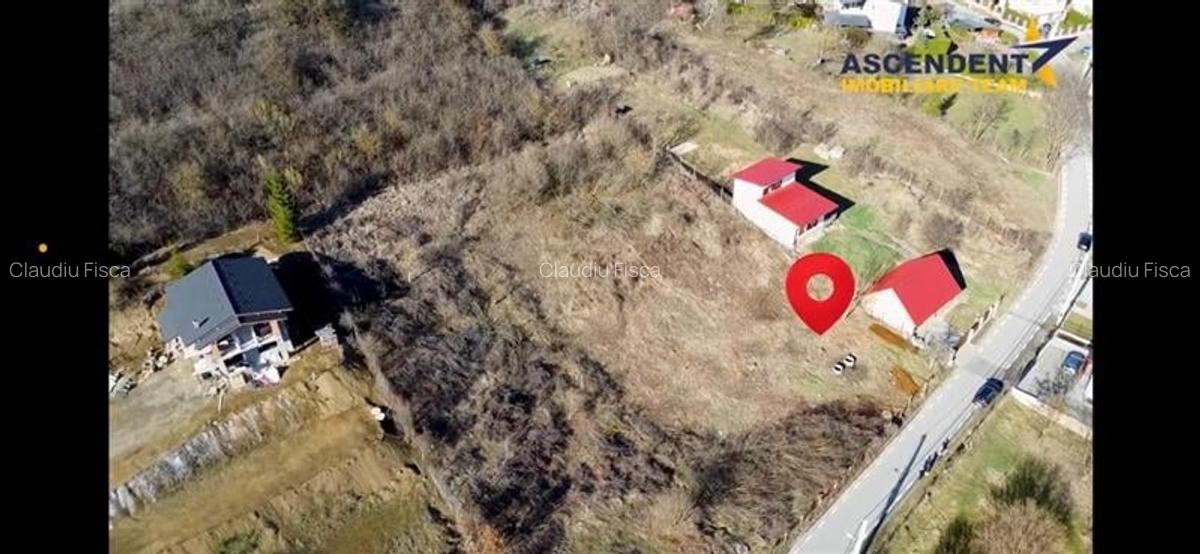 FILM!Teren intravilan, construibil in Valea Iubirii pe 500 mp, aria Corunca, acc - 2