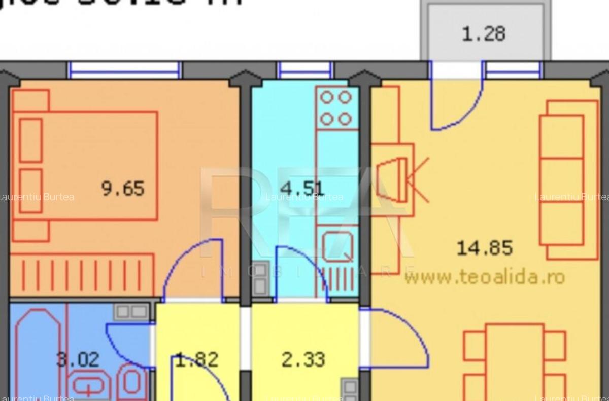 2 camere 3/10, zona Politehnica-150m metrou Lujerului. - 6
