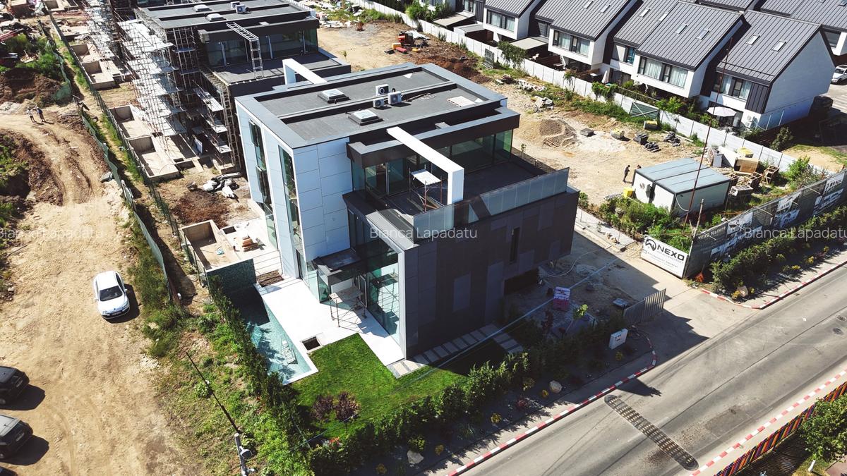 NEXO Nature - Vile Inteligente cu Piscină  Privată  și  Living Înalt de 7 Metri - 20