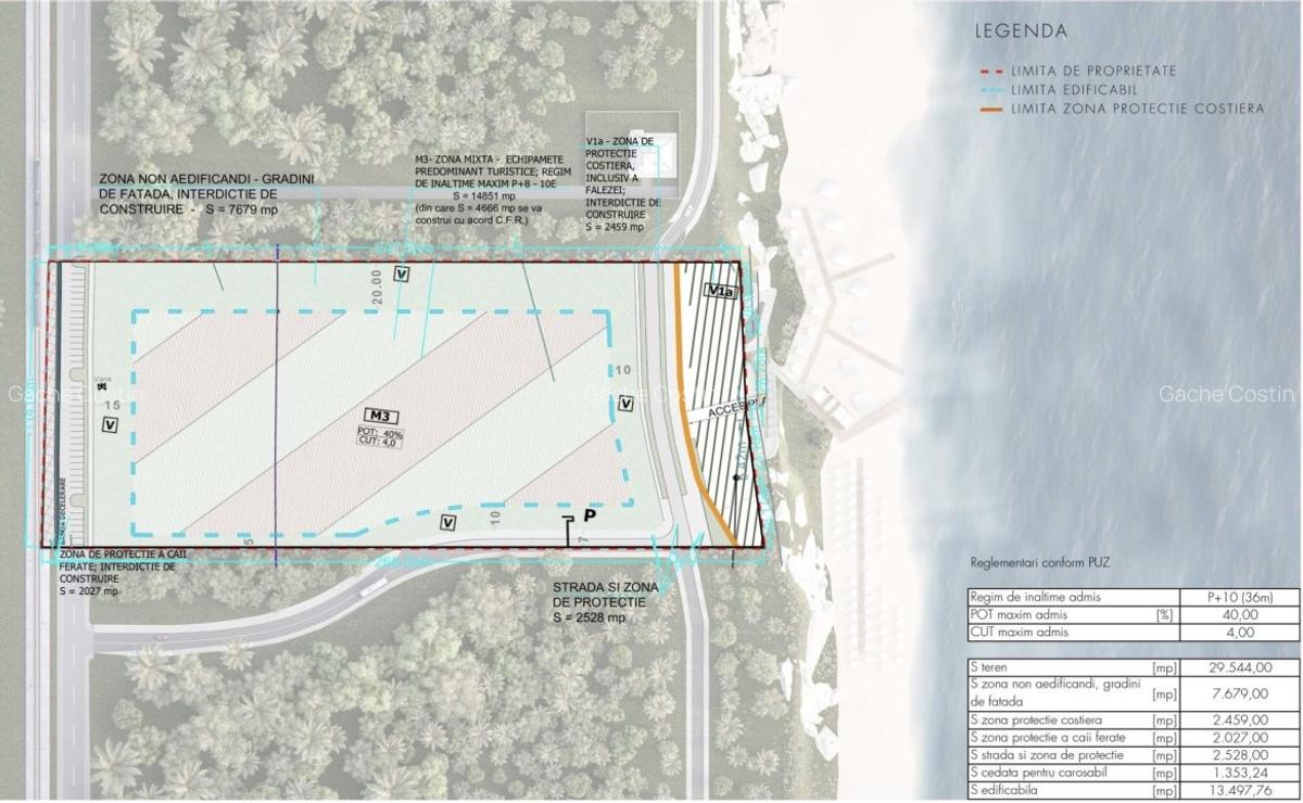 Teren Privilegiat pe Litoral: 120m Deschidere Directă la Mare în 23 August - 2 Teren Privilegiat pe Litoral: 120m Deschidere Directă la Mare în 23 August - 2