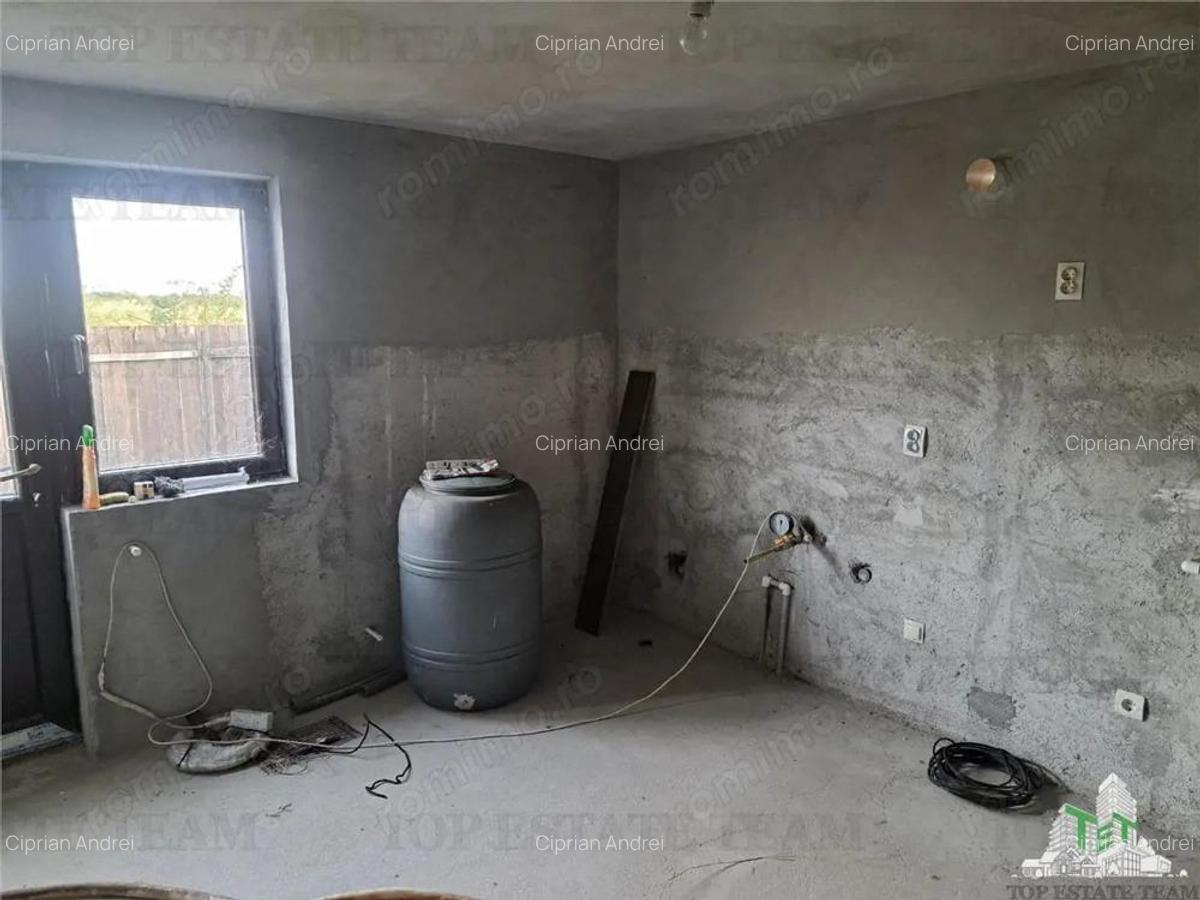 Casa+garaj, constructie la gri, in Sabareni, teren 440mp - 9