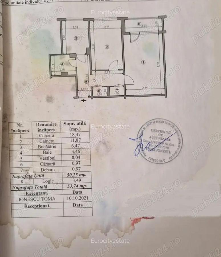 Colentina - D-na Ghica, vanzare ap. 2 camere decomandat - 20