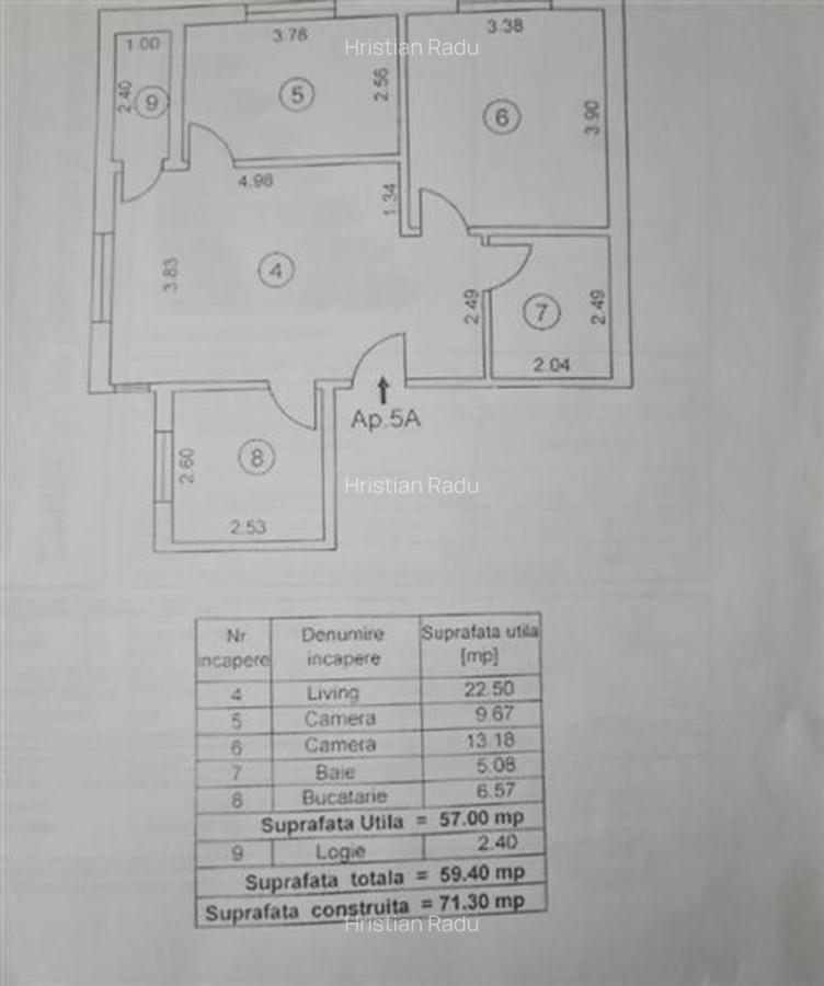 Apartament cu 3 camere semidecomandat în Bucureștii Noi - 27