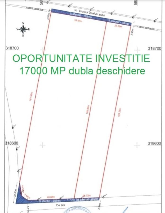 Teren Construcții extravilan de 17000 mp, în Jilava - 1