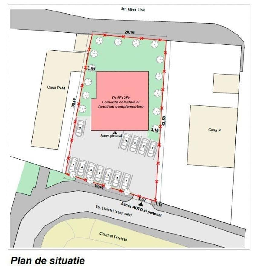 Teren cu Ac in lucru - 10 apartamente - Lipovei - 3