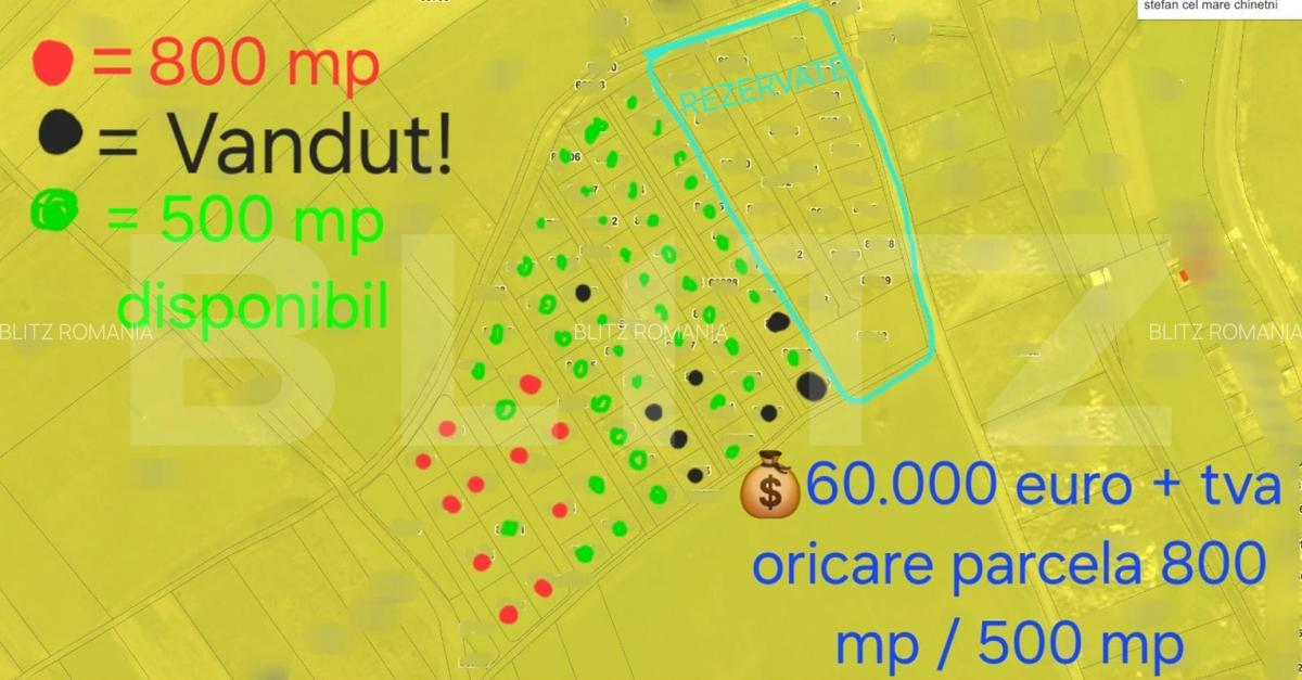 Terenuri cu Autorizatie de Constructie  Duplex - 500- 650  mp / parcela - 3