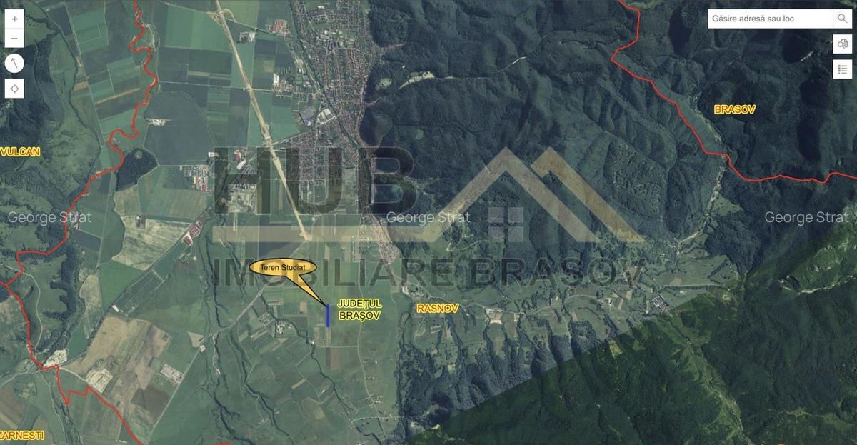 COMISION 0% | Teren de Vanzare Glajarie Rasnov | 4.500mp Extravilan - 1