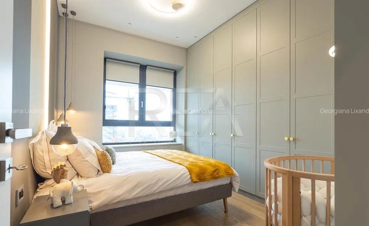 2 camere, penthouse, mobilat designer + 2 parcari - Aviatiei Tower - 6