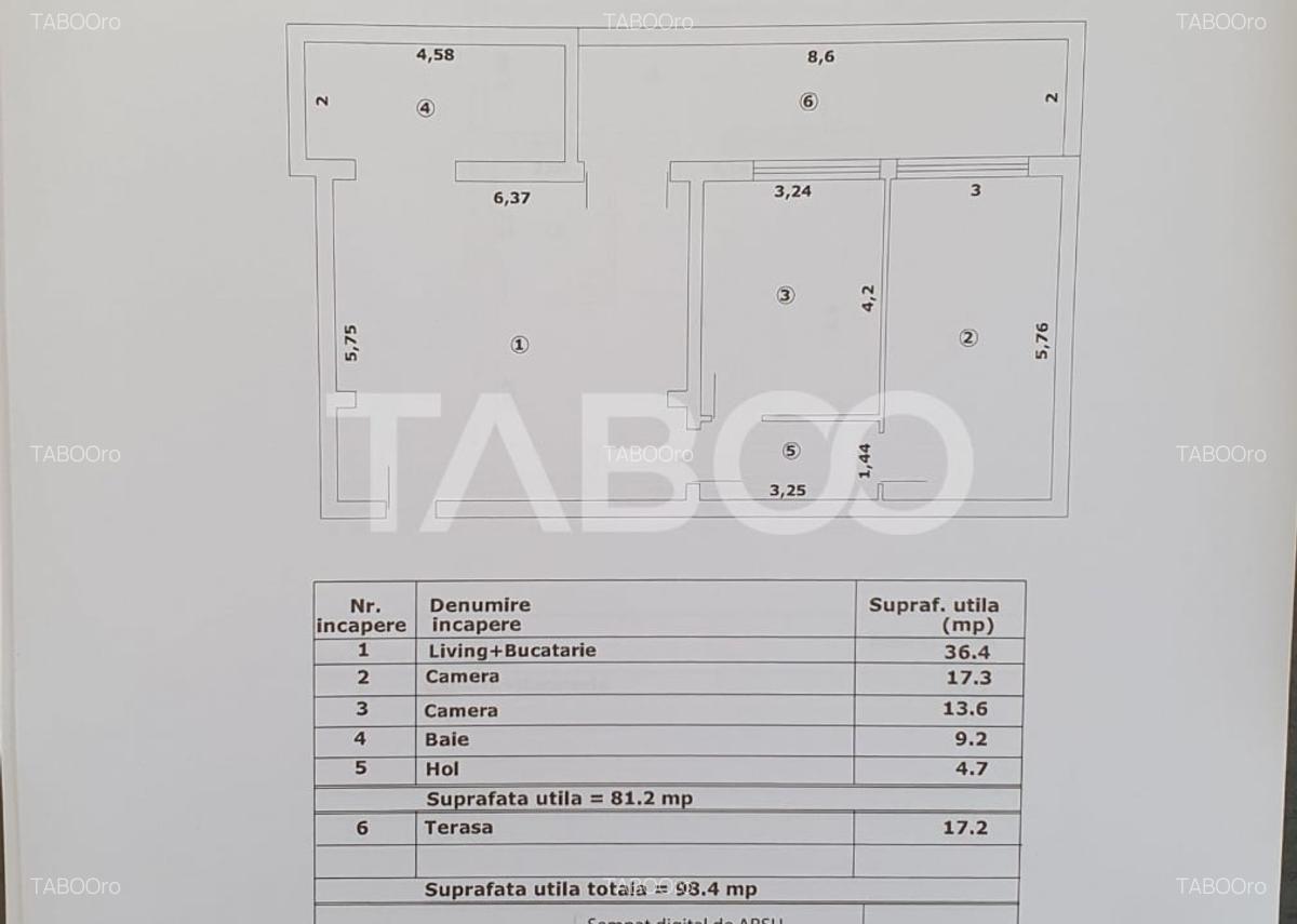 Apartament cu 3 camere decomandat în Făgăraș - 1