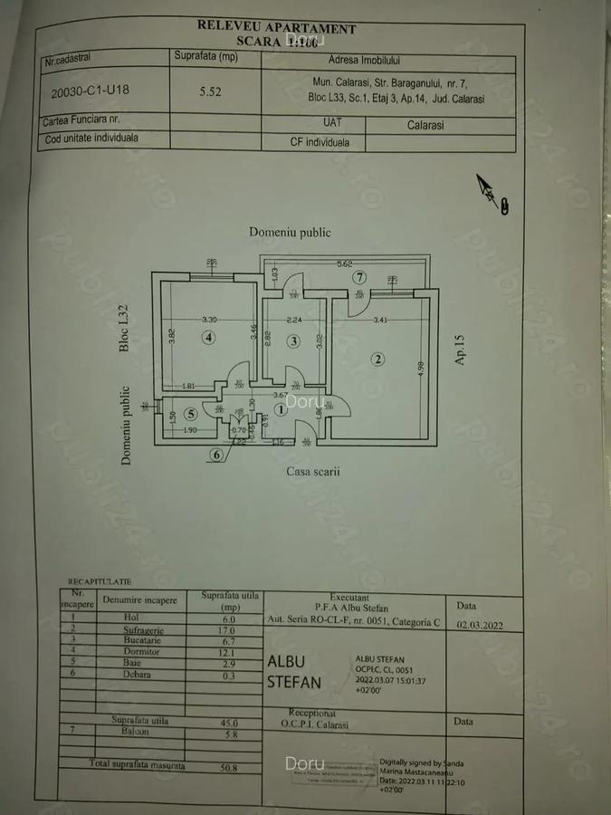 De vanzare apartament 2 camere in Calara?i - 1