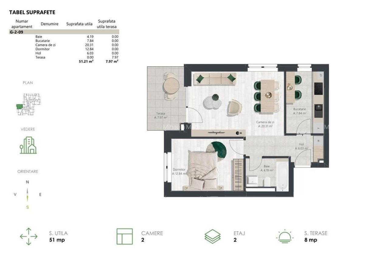 De vanzare apartament in zona de Nord - Comision 0% - 19