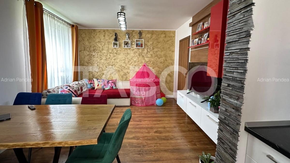 Apartament decomandat 3 camere mobilat utilat zona Arhitectilor Sibiu - 12