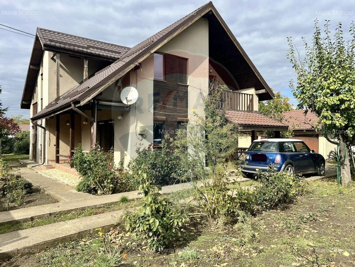 Casa de lemn cu teren generos de 1312 mp de vanzare in Fundulea - 6