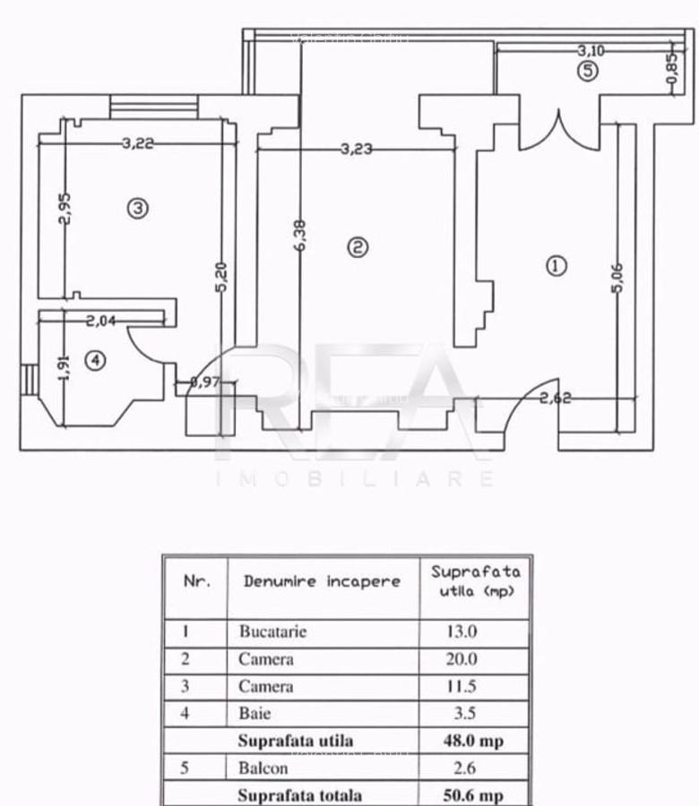 2 camere - Calea Mosilor - 2/8 - renovat - metrou - 7