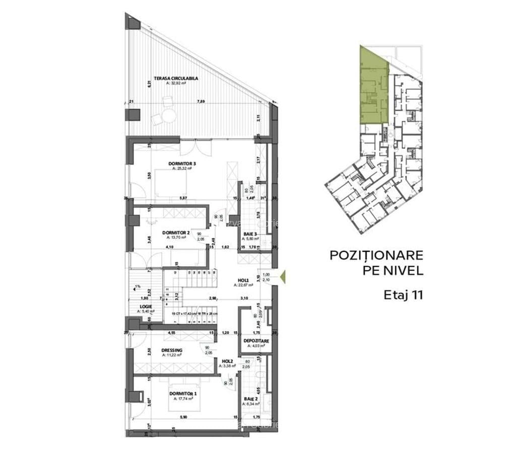 COMISION 0% | Nord One Brediceanu | Central | 1,2,3,4 cam si penthouse - 7